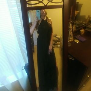 41 hawthorn Black Farrah knit Maxi Dress